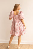 Pretty in Pink Blush Puff Dress