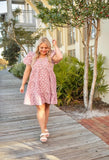 Pretty in Pink Blush Puff Dress
