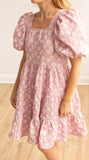 Pretty in Pink Blush Puff Dress