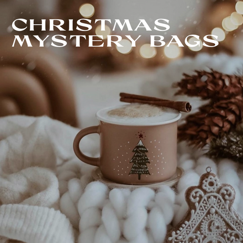 We are starting our Christmas Mystery Bags 🎄We are  doing: $59, $79, $99  
These will be a mix of  Accessories, Clothing,Shoes, Decor , Hot Chocolate Bombs!! Like always just a random variety in each bag 😍