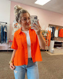 ORANGE BOHO TOP