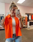 ORANGE BOHO TOP