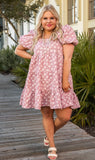 Pretty in Pink Blush Puff Dress