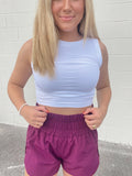 White cropped tank