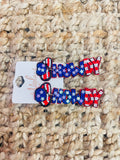 Patriotic Earrings