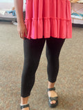 Cropped Black Leggings