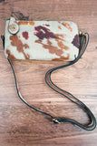 TILL THE COWS COME HOME FAUX LEATHER TWIST LOCK CROSSBODY CLUTCH WALLET