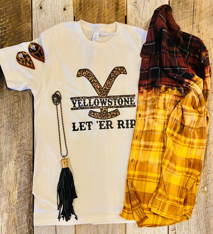 Yellowstone leopard T-shirt